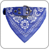 paisley bandana collar blue various sizes