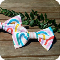 Rainbow Cat/Dog Bow Tie