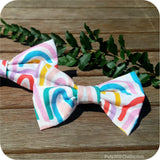 Rainbow Cat/Dog Bow Tie