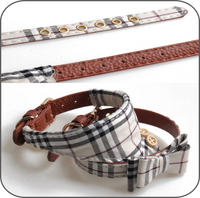 tartan 3 piece collar set