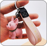 pale pink keyring