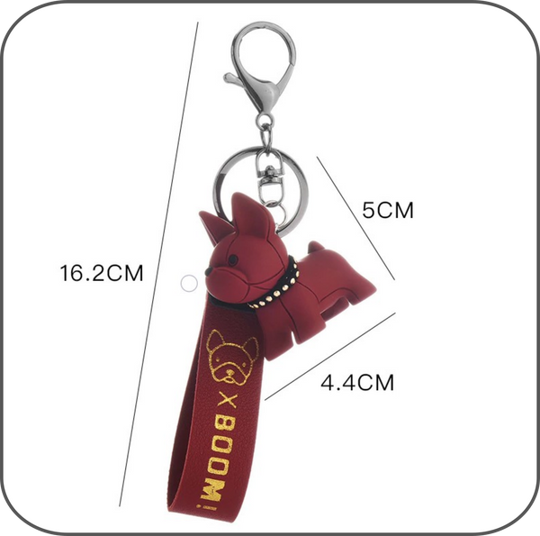 French Bulldog Keychain key chain keys charm frenchie